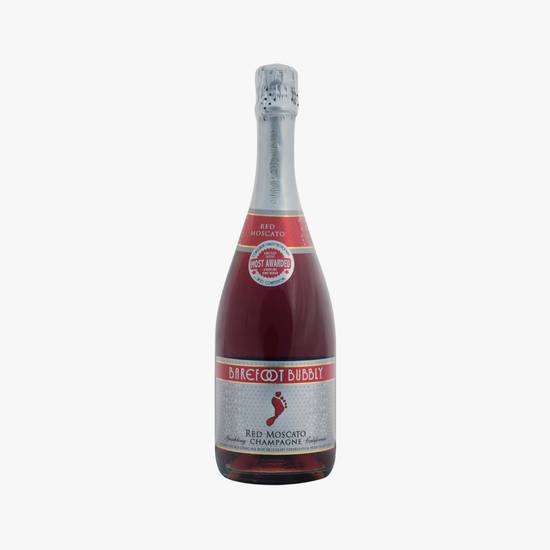 Order Barefoot Bubbly Red Moscato Champagne food online from Mission Liquor & Deli store, Sacramento on bringmethat.com