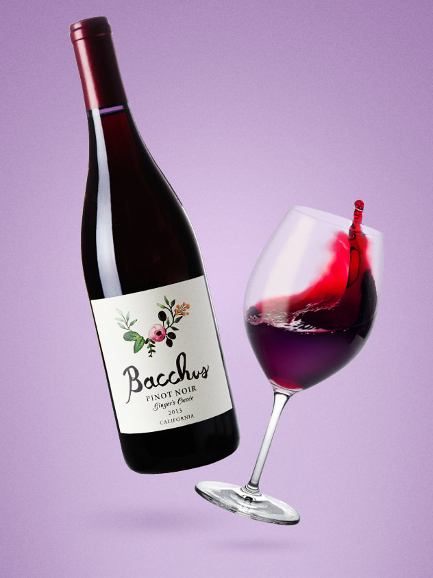 Order Bacchus Pinot Noir Gingers Cuvee food online from Simply Wine store, New York on bringmethat.com
