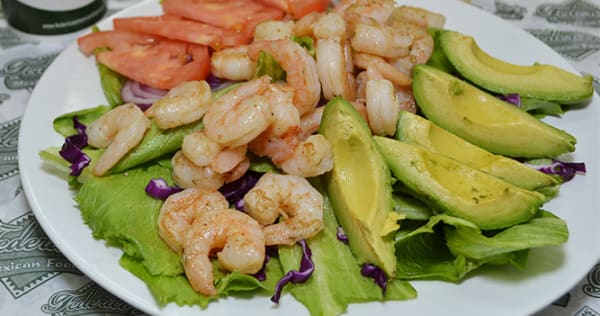 Order Shrimp Salad food online from Federico's Mexican Food store, Phoenix on bringmethat.com