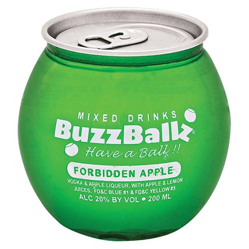 Order Buzzballz Forbidden Apple - 200ml/Single food online from Bottle Shop & Spirits store, Los Alamitos on bringmethat.com