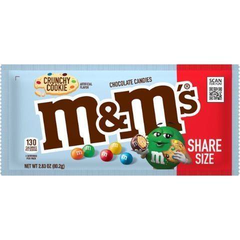 Order M&M Crunchy Cookie Share Size 2.83oz food online from 7-Eleven store, Nephi on bringmethat.com