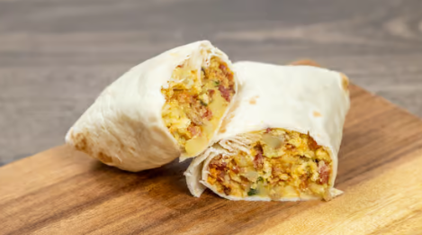 Order Bacon Breakfast Burrito food online from Froth Ice Cream store, Haslet on bringmethat.com