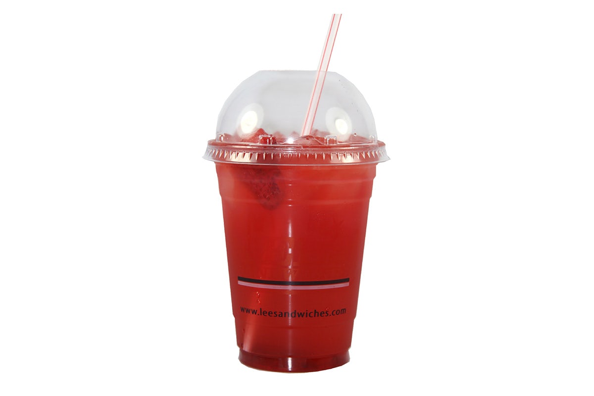Order Strawberry Italian Soda [L] food online from Lee Sandwiches store, Peoria on bringmethat.com