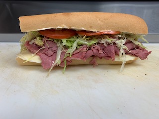 Order 10. Corned Beef or Pastrami Sub food online from Jersey Boyz Subs & Deli store, Overland Park on bringmethat.com