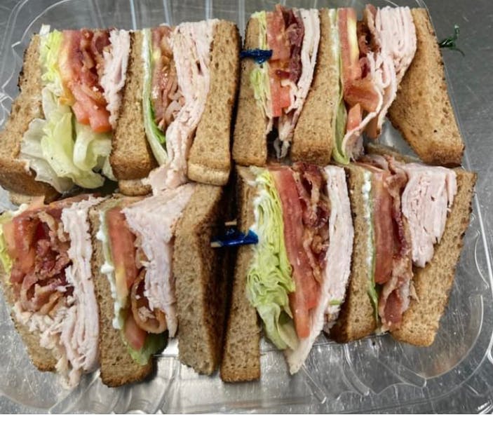 Order Turkey Club Sandwich - Sandwich food online from Buffalo House store, Philadelphia on bringmethat.com