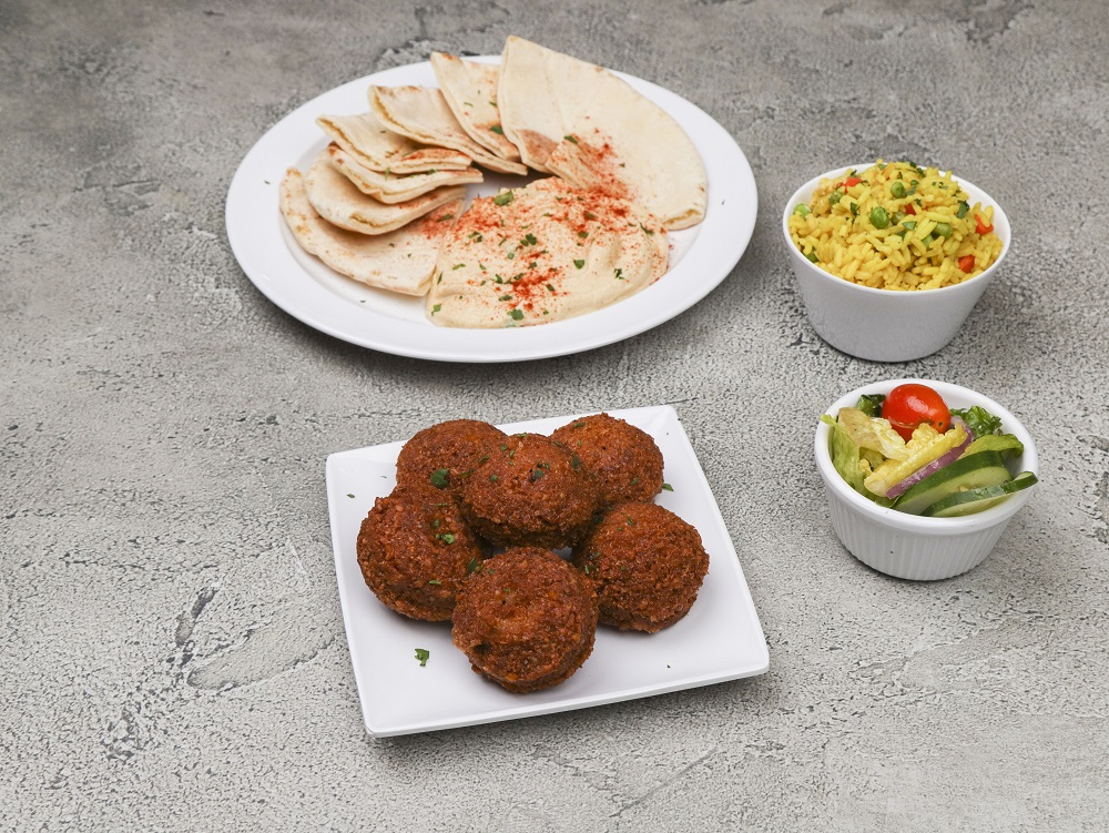 Order Falafel Entree food online from Al Zaytouna store, Philadelphia on bringmethat.com
