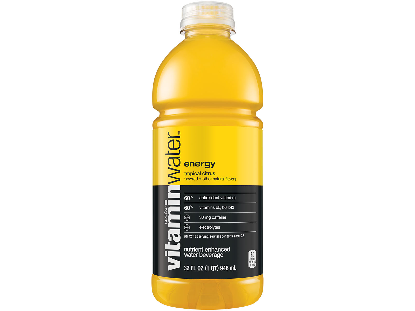 Order Vitaminwater Energy Tropical Citrus 32 oz. food online from Terrible's store, Las Vegas on bringmethat.com