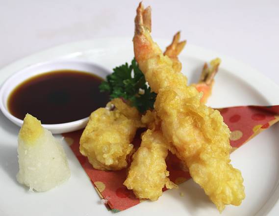 Order Jumbo Shrimp Tempura (3 pc) food online from Shin-Sen-Gumi store, Irvine on bringmethat.com