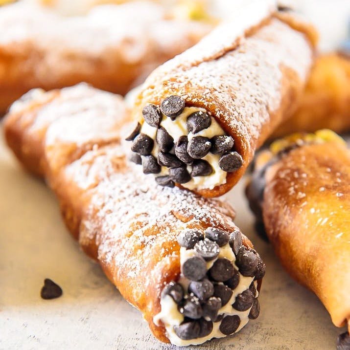 Order Cannoli - Dessert food online from Pizza By Rocco store, Natick on bringmethat.com