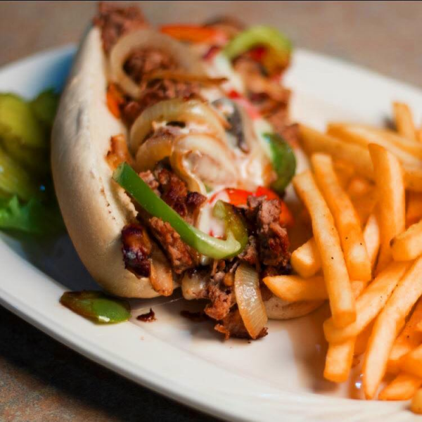 Order Philly Steak Sandwich food online from "Pegah's Kitchen " store, Escondido on bringmethat.com