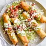 Order Tacos Dorados de Pollo food online from Daisys Grill Restaurant store, Fort Washington on bringmethat.com