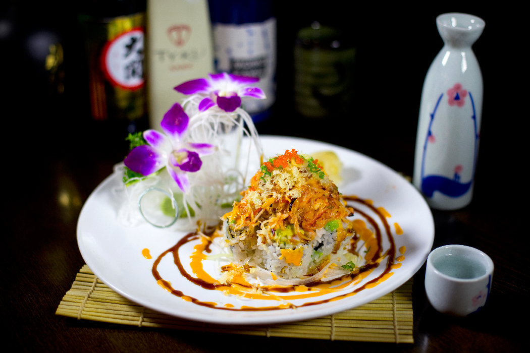 Order Oceanic Volcano Roll food online from Toki Sushi store, Red Bank on bringmethat.com