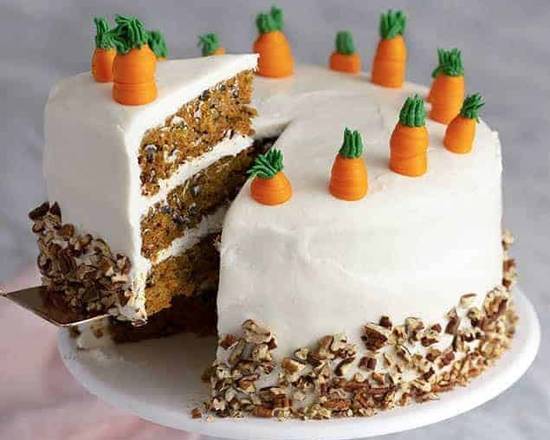 Order Whole 8" Carrot Cake food online from Valbella Midtown store, New York on bringmethat.com