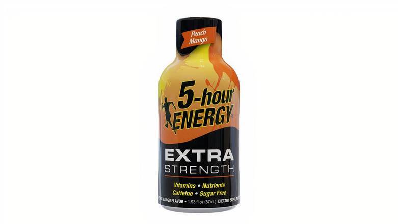 Order 5 Hour Extra Strength Energy Drink Shot, Peach Mango food online from Mac On 4th store, Alton on bringmethat.com