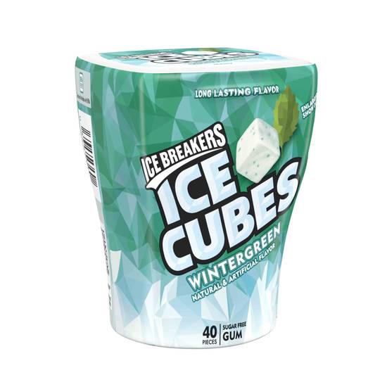 Order Ice Breakers Ice Cubes Sugar Free Wintergreen Gum (40 ct) food online from Rite Aid store, Yamhill County on bringmethat.com