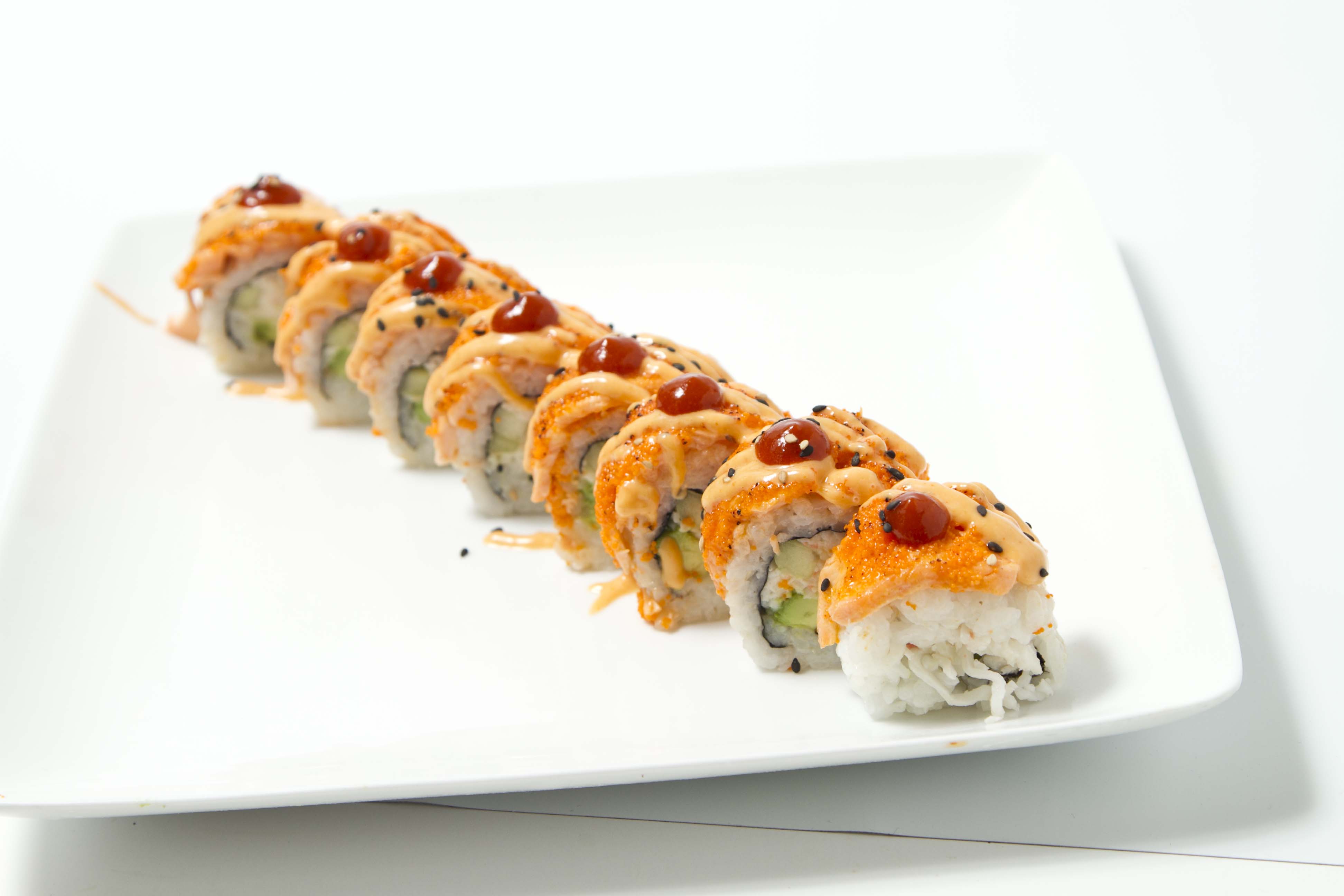 Order Baked Salmon Roll food online from Black Sesame store, Irving on bringmethat.com