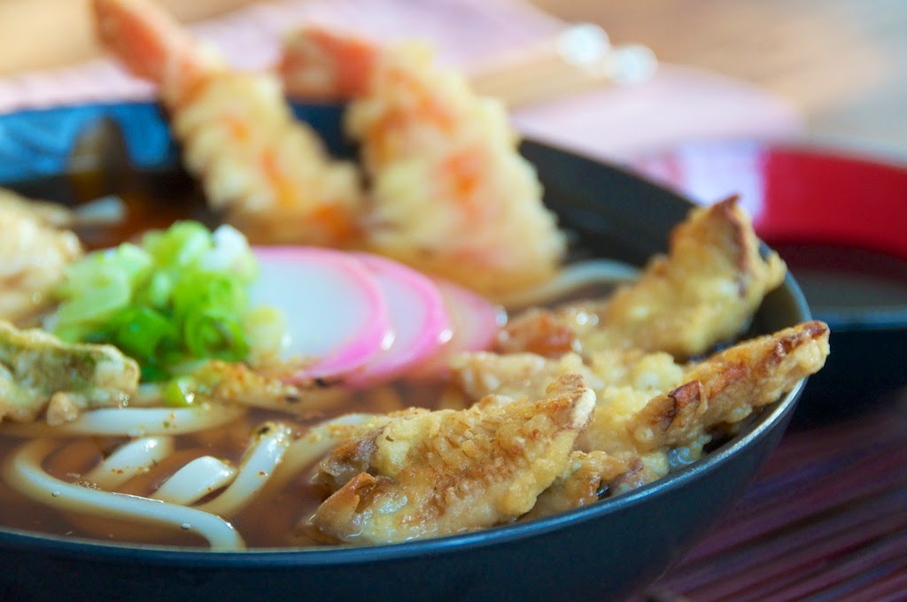 Order Japanese shrimps tempura udon food online from Yong Kang Street store, Paramus on bringmethat.com