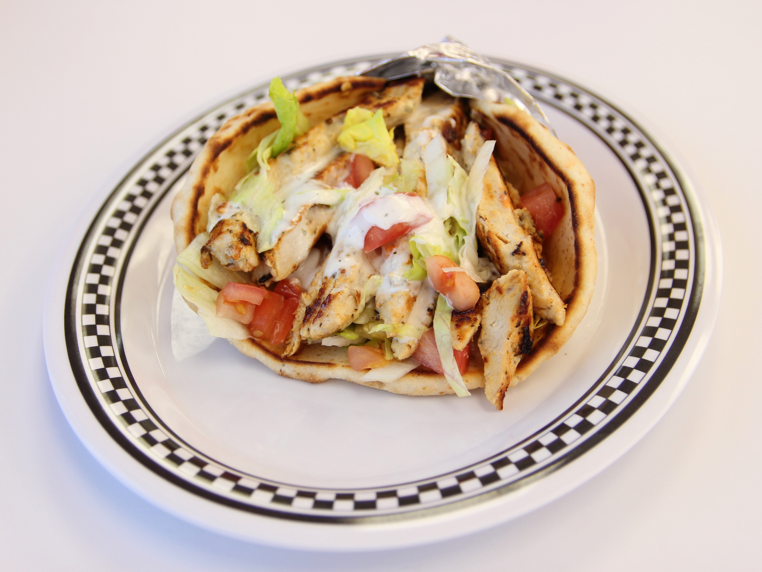 Order Grilled Chicken Pita food online from Nicky Ds Coney Island store, Detroit on bringmethat.com