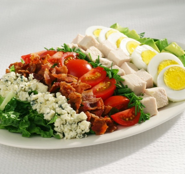Order North End Cobb Salad food online from North End Pizza store, Los Angeles on bringmethat.com
