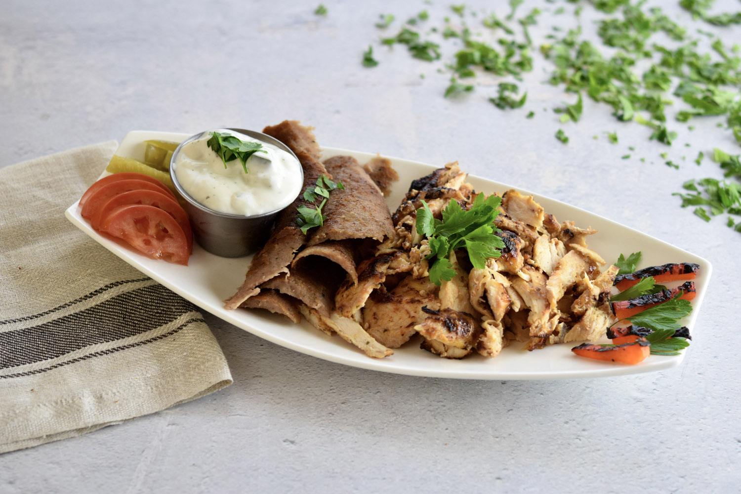 Order Family Meal for 2  food online from Andalous Mediterranean Buffet store, Richardson on bringmethat.com