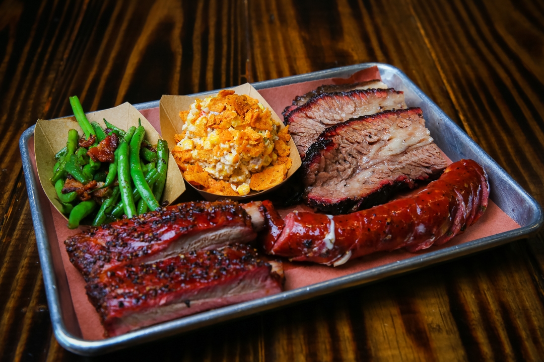 Order 3 MEAT PLATE food online from The Shed Market store, Abilene on bringmethat.com