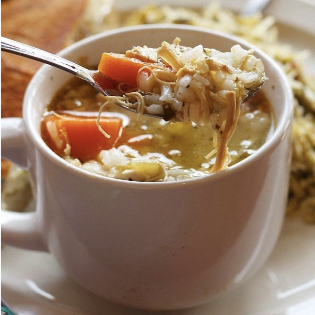 Order Chicken and Rice Soup food online from Breadwinner Cafe & Bakery store, Atlanta on bringmethat.com