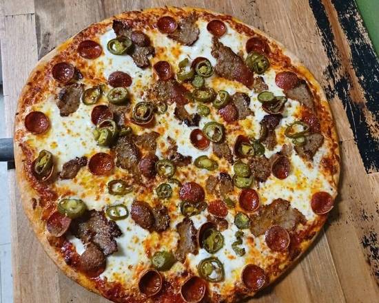 Order Jagger’s Pie (16'') food online from Pizza Wings Rock&Amp;Roll store, Portland on bringmethat.com