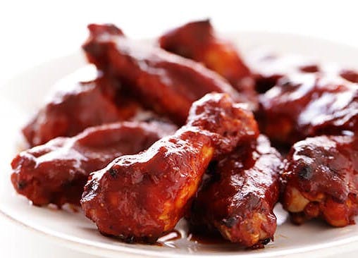 Order BBQ Wings - 6 Pieces food online from Jojo's Pizzeria store, Sacramento on bringmethat.com