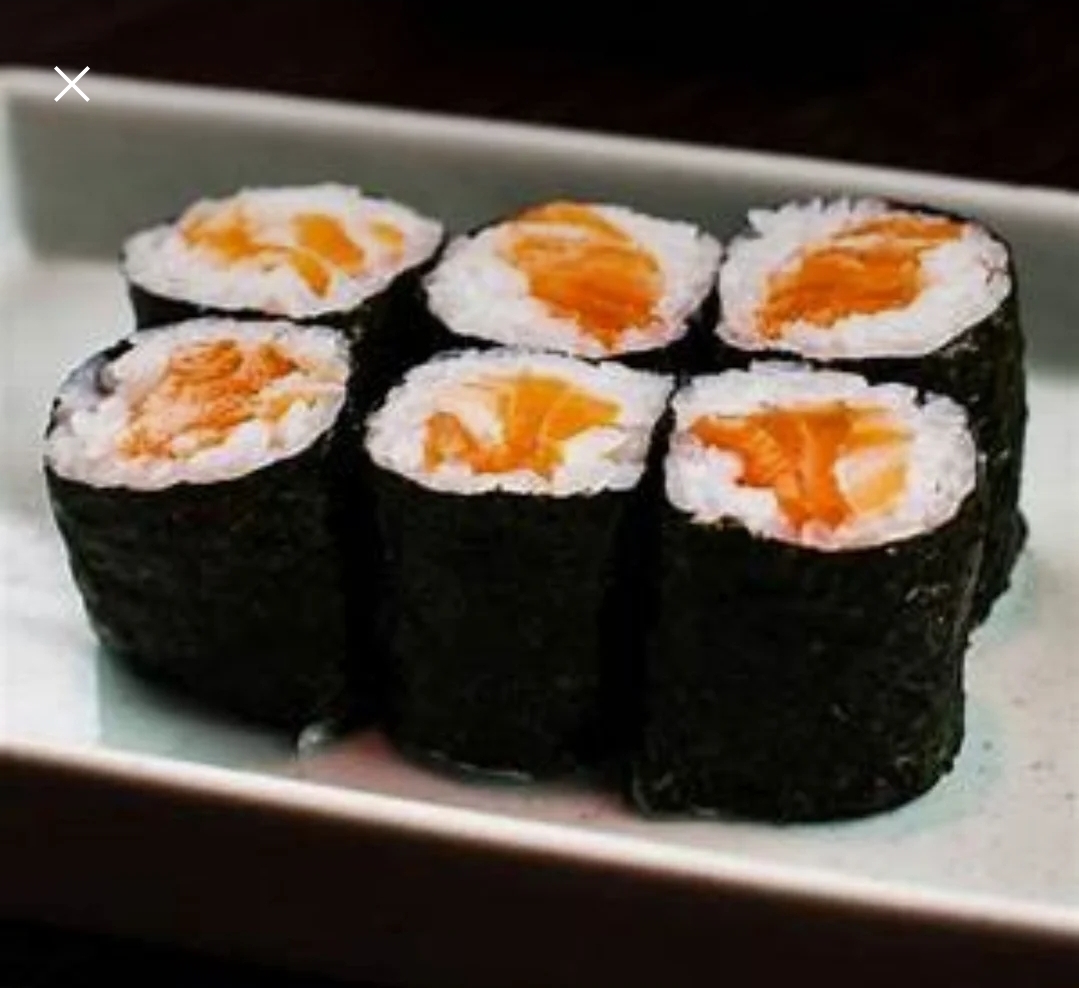 Order Salmon Roll (6pcs) food online from Taki Japanese Steakhouse store, Atlanta on bringmethat.com