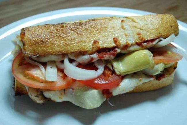 Order Vegetarian Sandwich food online from Stefano Pizza store, San Rafael on bringmethat.com