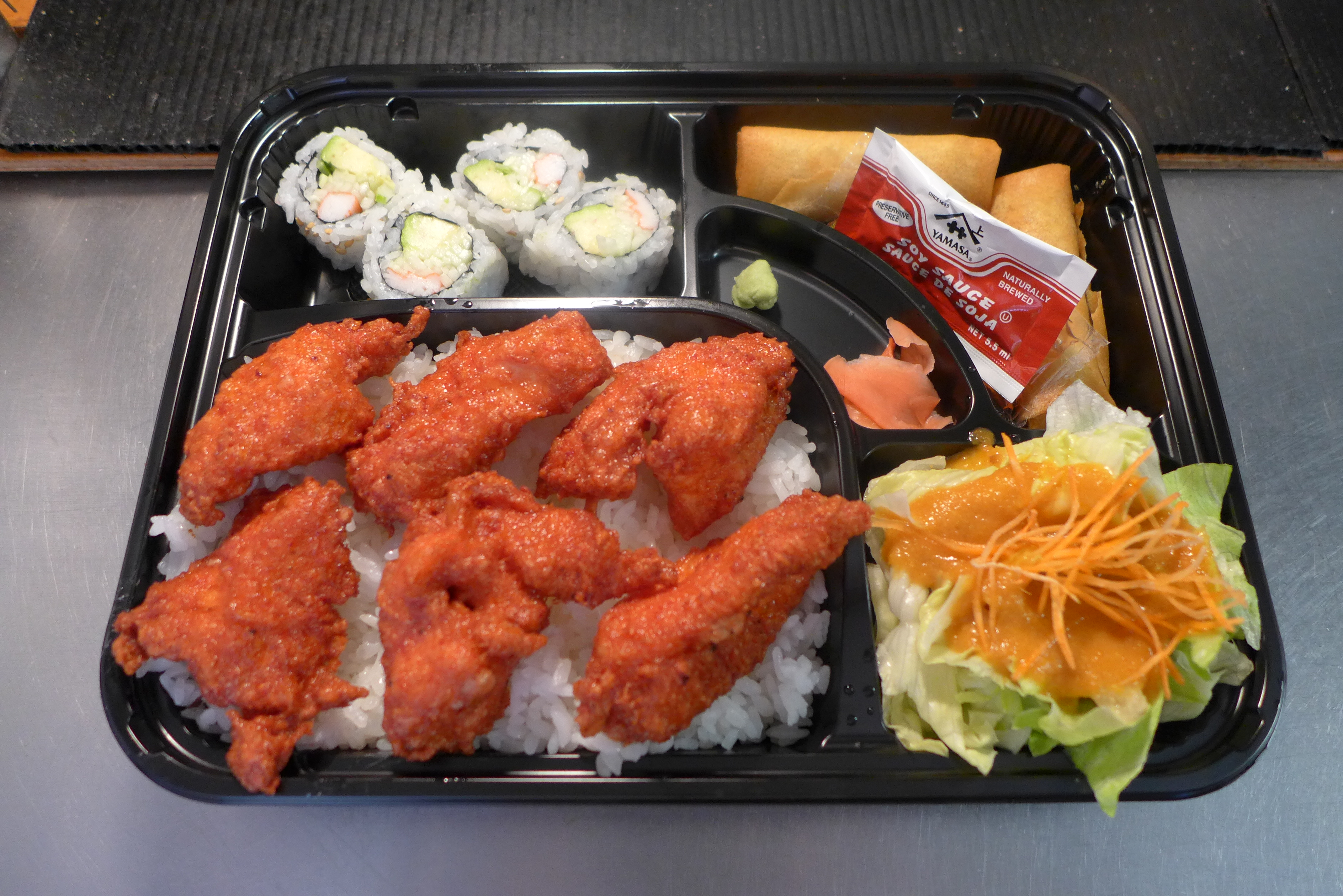 Order Lunch Tokyo Fried Chicken Bento food online from Tokyo Sushi store, Edison on bringmethat.com