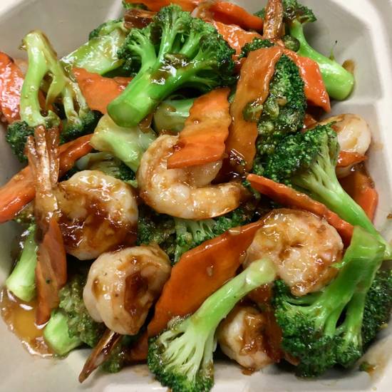 Order Shrimp Broccoli  food online from WA WA Restaurant store, Long Beach on bringmethat.com