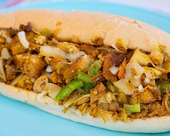 Order *Chicken Cheesesteak food online from The Halal Hut store, Centereach on bringmethat.com