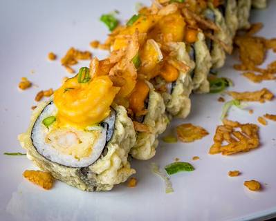 Order Shrimp Killer Roll food online from Sushi Runner Express store, South Miami on bringmethat.com