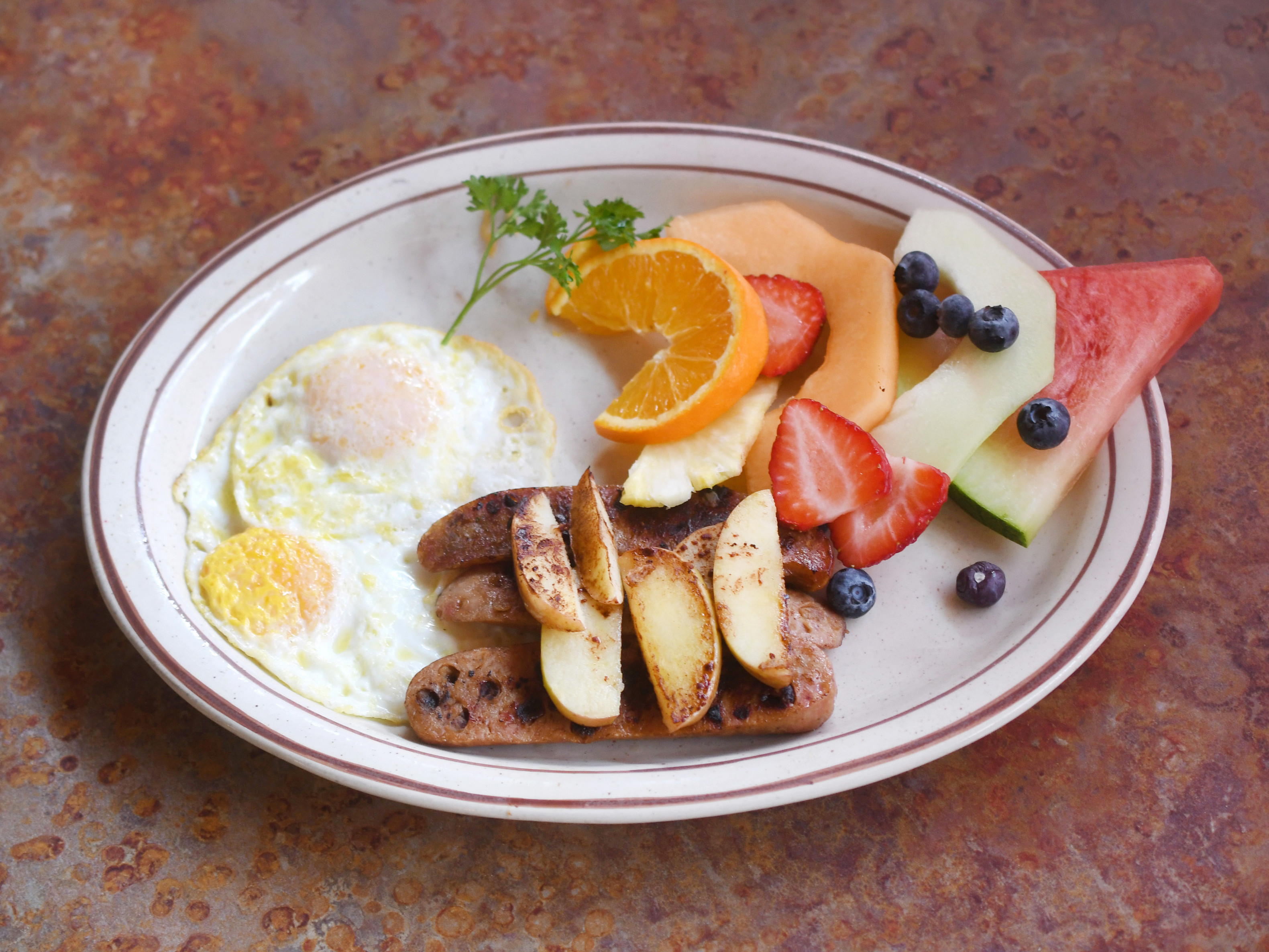 Order Chicken Apple Sausage and Eggs food online from Old Town Grill store, Auburn on bringmethat.com