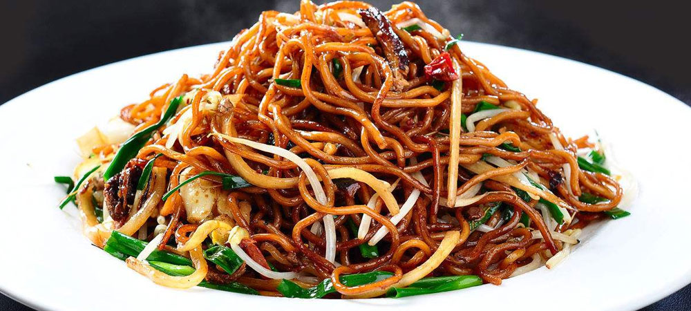 Order M2. Vegetable Chow Mein food online from China First store, Seattle on bringmethat.com