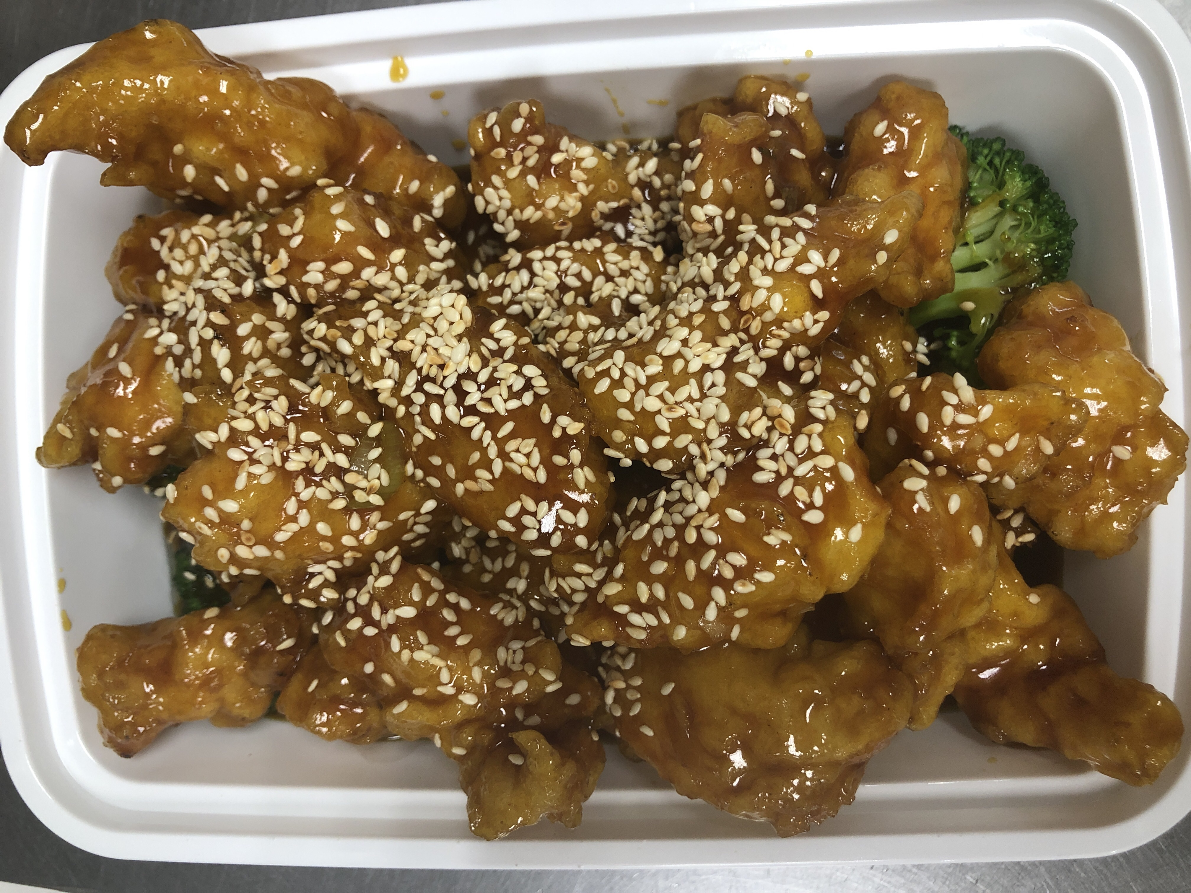 Order S28. White Meat Sesame Chicken Special food online from Fortune East store, Garden City Park on bringmethat.com