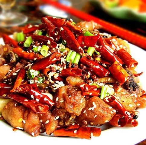 Order Chong Qing Spicy Chicken food online from Yummy Panda store, Fontana on bringmethat.com