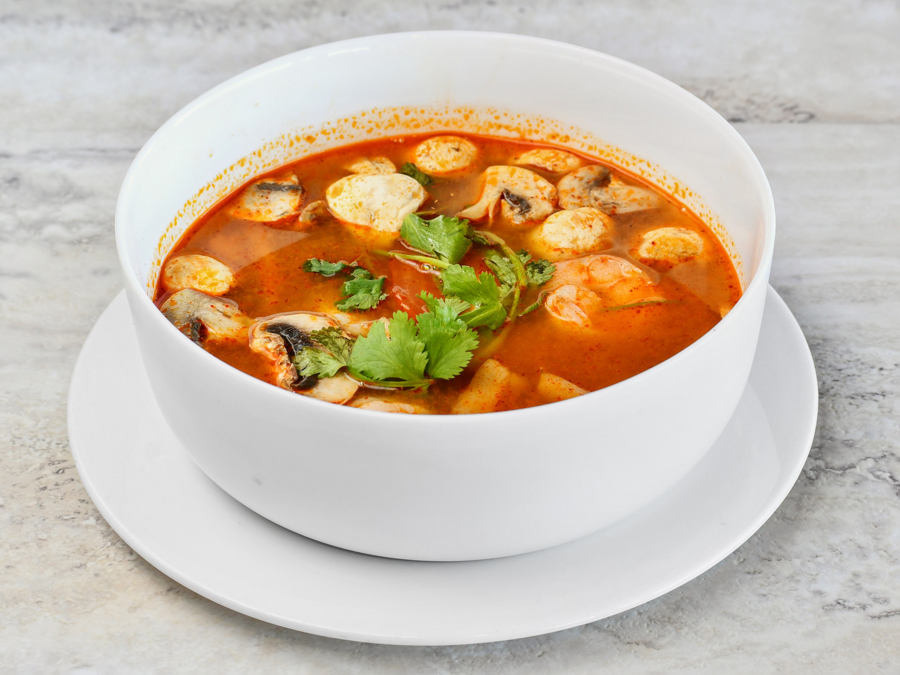 Order 5. Tom Yum Shrimp Soup food online from Thai Bbq store, West Covina on bringmethat.com