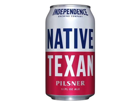 Order Independence Brewing Native Texan Pilsner - 6x 12oz Cans food online from Goody Goody Liquor store, Dallas on bringmethat.com