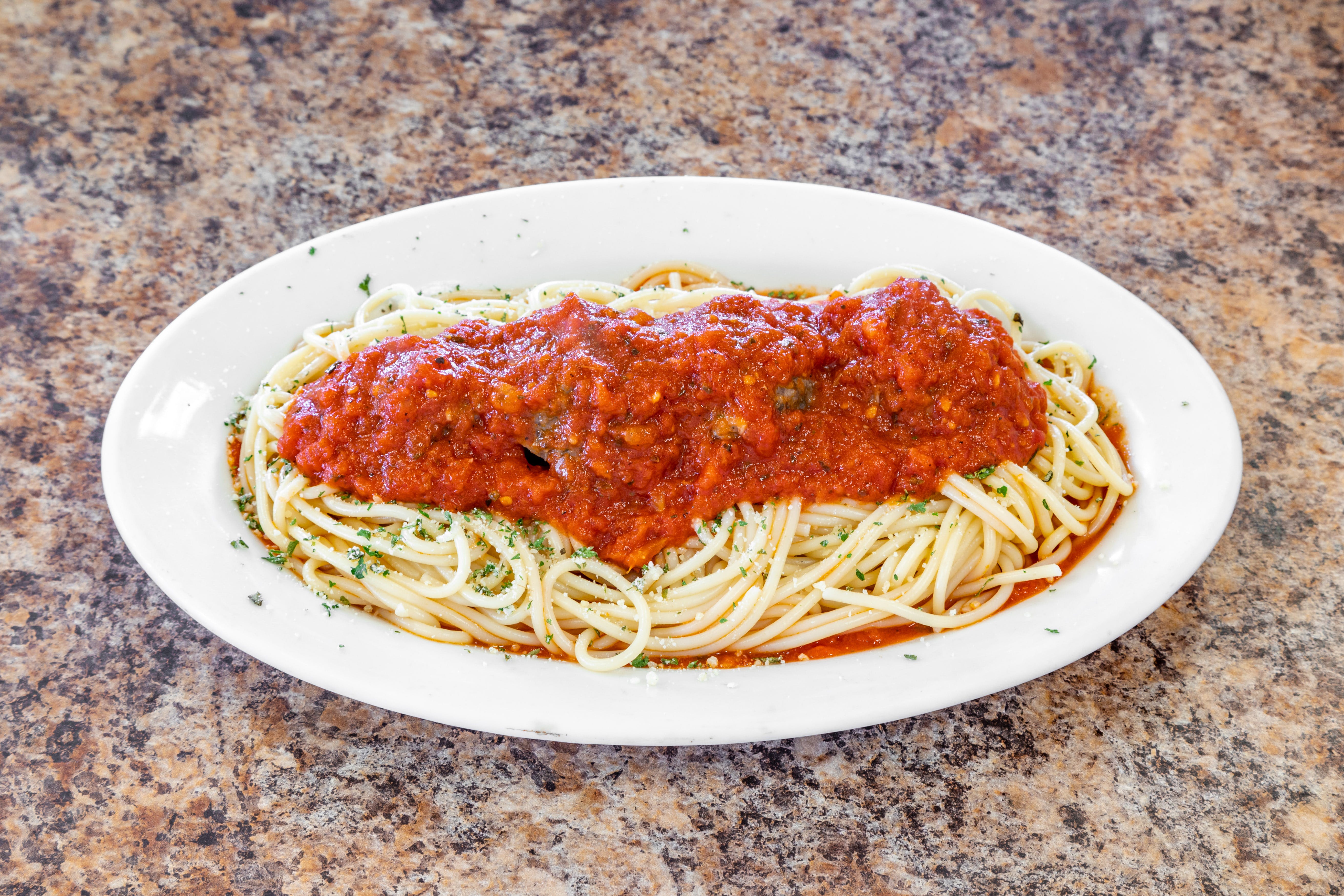 Order Pasta with Homemade Meatballs - Pasta food online from Argentos Pizza store, Buckeye on bringmethat.com