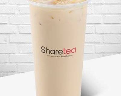 Order Honey Milk Tea food online from Sharetea store, Fort Worth on bringmethat.com