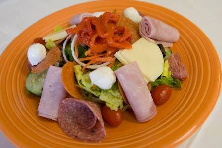 Order Antipasto Salad - Salad food online from Giove's Pizza store, Trumbull on bringmethat.com