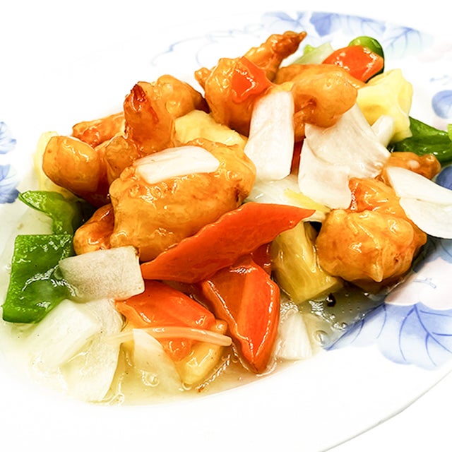 Order Sweet & Sour Shrimp food online from New Shanghai Restaurant store, Lake Forest on bringmethat.com