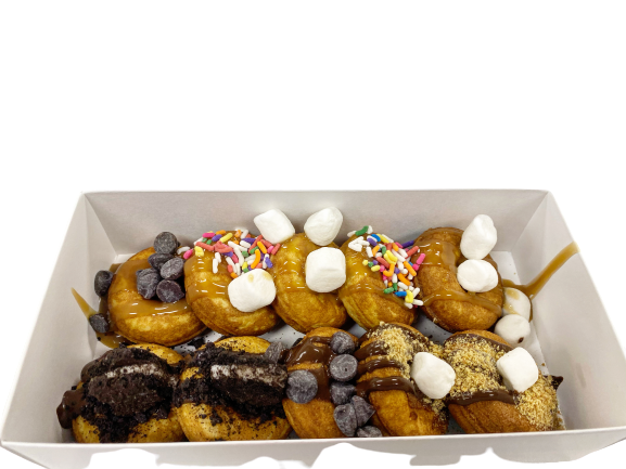 Order 10 Mini Protein Donuts food online from Healthy Cravings store, Bergenfield on bringmethat.com
