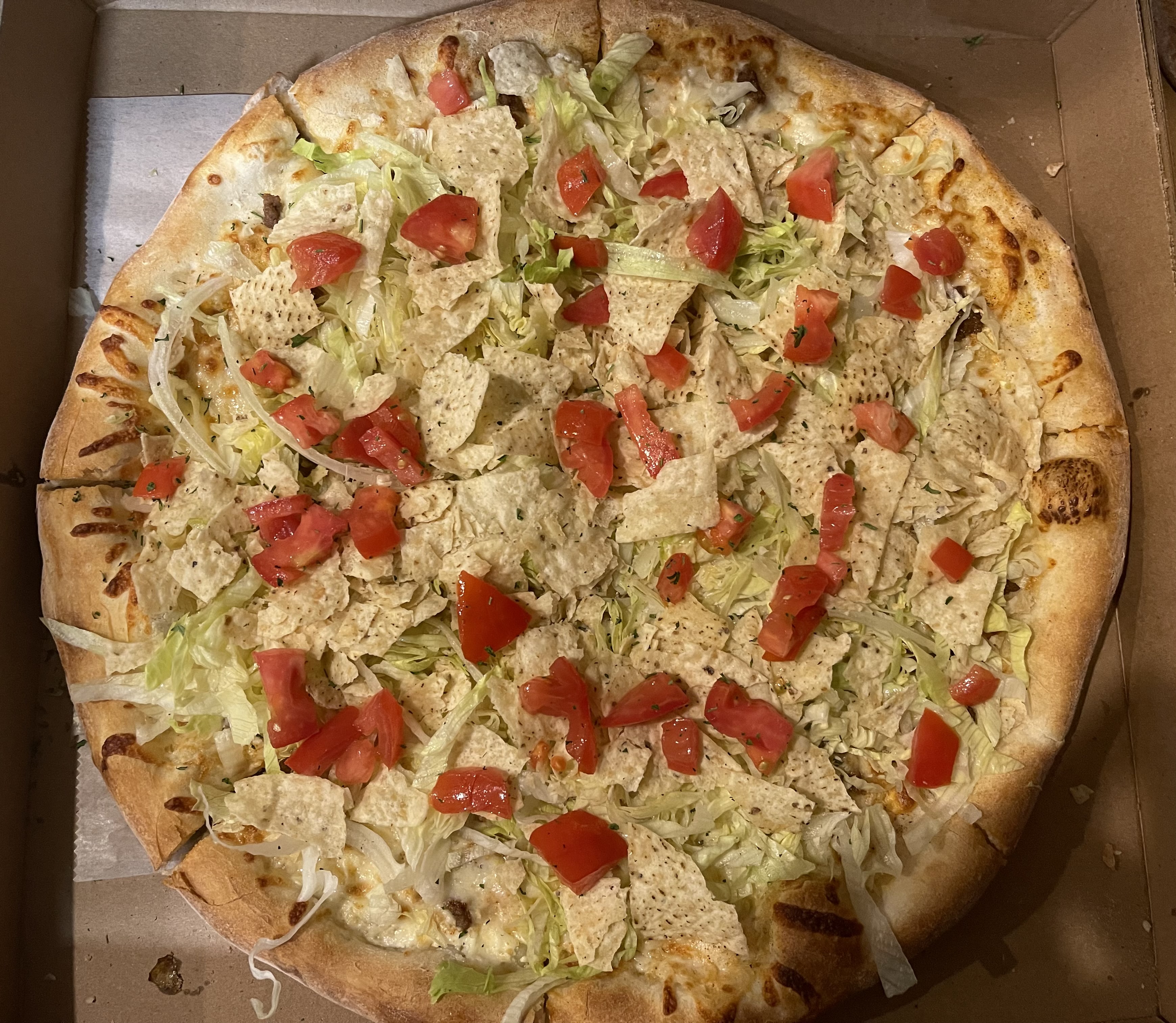 Order Taco Pizza food online from Two Cousins Pizza and Italian Restaurant store, Lancaster on bringmethat.com