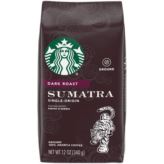 Order Starbucks Sumatra Dark Ground Arabica Coffee, 12 OZ food online from Cvs store, TRAVERSE CITY on bringmethat.com