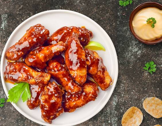 Order SIzzling BBQ Boneless Wings food online from Wings on Fire store, Garfield Heights on bringmethat.com