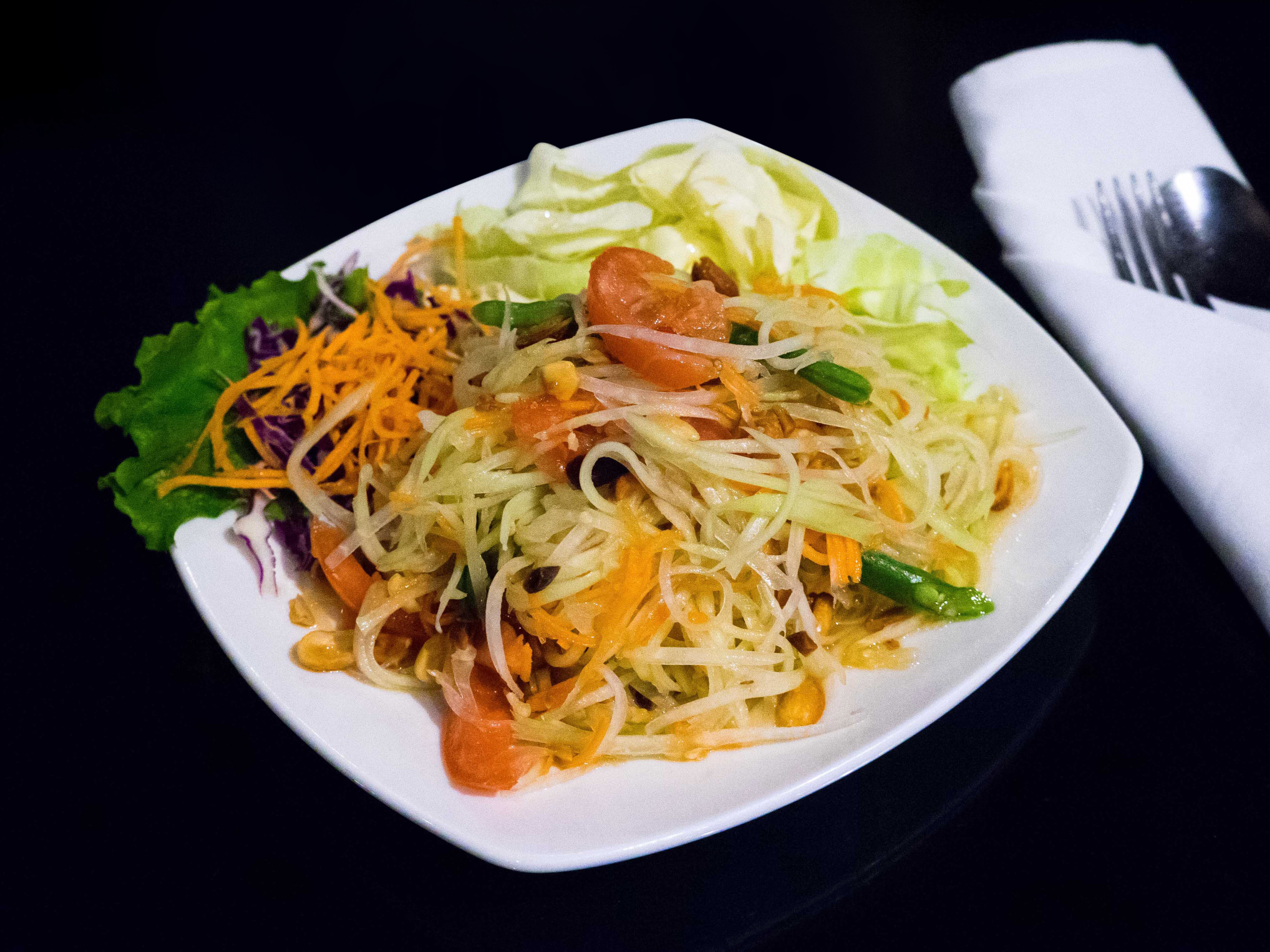 Order Papaya Salad food online from Savory Thai store, Oceanside on bringmethat.com