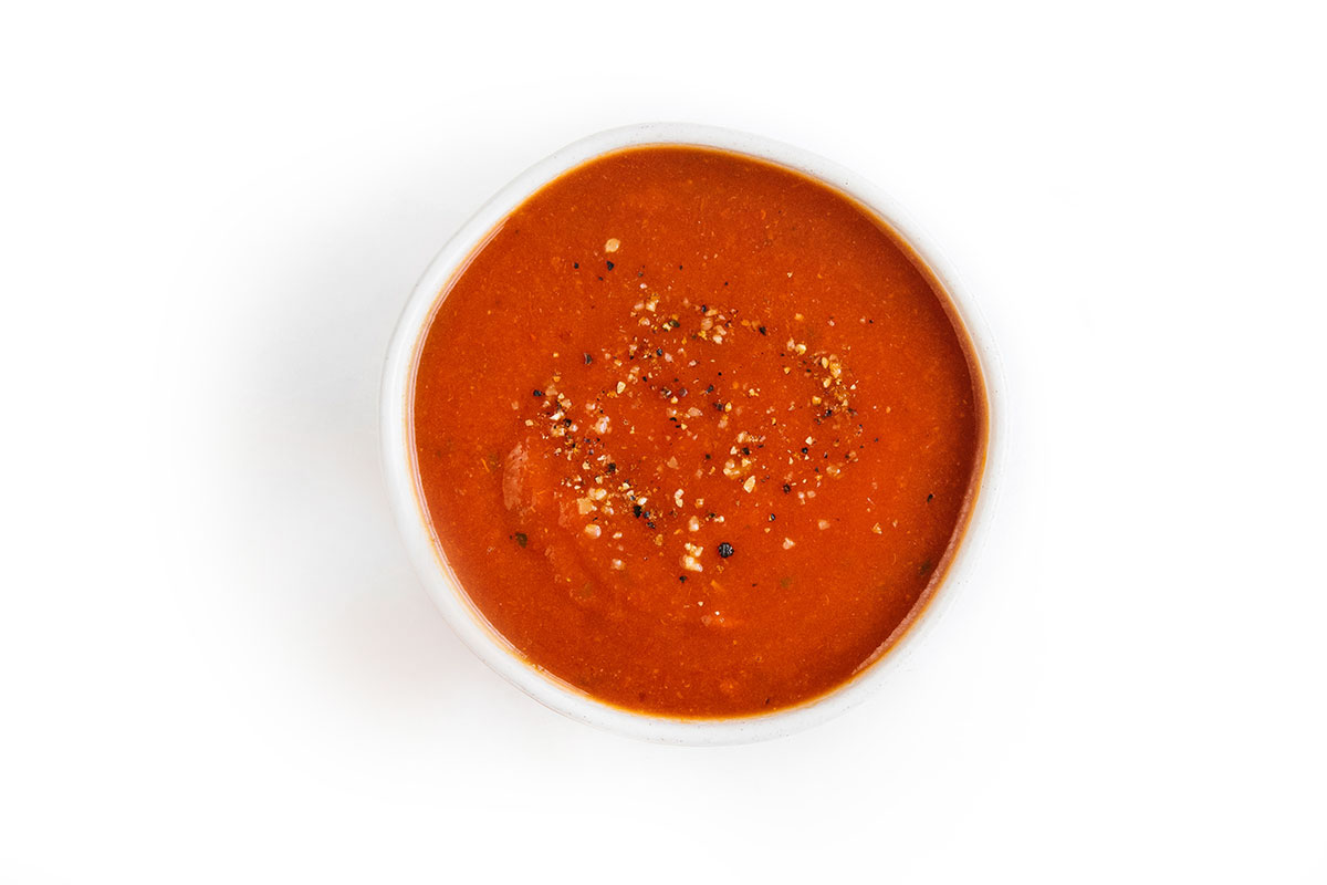 Order Farmstead Classic Tomato Soup food online from Zoup! store, Novi on bringmethat.com
